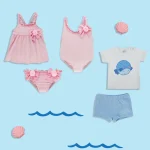 Vestido Licra Bebe Estampado Rayitas - Imagen 2