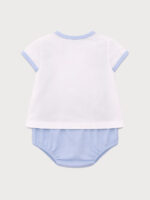 Conjunto Bebe Camiseta con Braguita Celeste Mod. Pez - Imagen 3