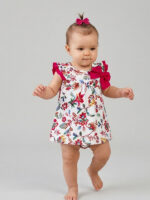 Vestido Bebe Estampado Flores Mod. Alhambra