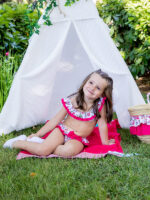 Bikini Niña Estampado Flores Mod. Alhambra - Imagen 3