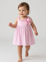 Vestido Licra Bebe Estampado Rayitas