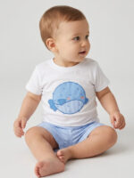 Camiseta Bebe Detalle Pez Globo