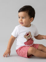 Camiseta Bebe Detalle Osito Mod. Iris
