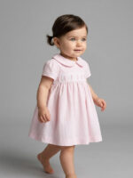 Vestido Bebe Rayitas con Pasacintas