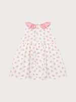 Vestido Bebe Estampado Flores y Volantes - Imagen 3