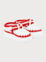 Sandalia Bebe Bicolor Ganchillo