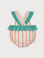 Ranita Bebe Rayas y Volantes Mod. Flor - Imagen 3