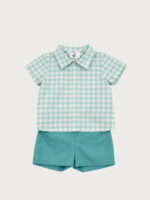 Conjunto Camisa a Cuadros con Pantalón Corto Mod. Nicky - Imagen 2