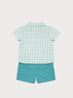 Conjunto Camisa a Cuadros con Pantalón Corto Mod. Nicky - Imagen 3