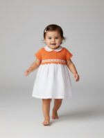 Vestido Bebe Punto y Plumety Mod. Miriam