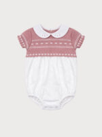 Ranita Bebe Punto y Bordado Ingles Mod. Greta - Imagen 2