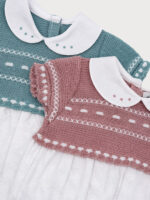 Ranita Bebe Punto y Bordado Ingles Mod. Greta - Imagen 6