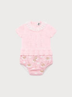 Conjunto Bebe Jersey Punto y Braguita Estampada Mod. Sueños - Imagen 5