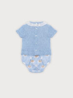 Conjunto Bebe Jersey Punto y Braguita Estampada Mod. Sueños - Imagen 3