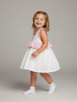 Vestido Bebe Plumety Bicolor de Tirantes