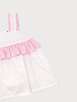 Vestido Bebe Plumety Bicolor de Tirantes - Imagen 4