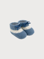 Botita Bebe Ganchillo Bicolor - Imagen 2