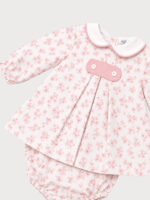 Jesusito Bebe Estampado Florecitas Mod. Alba - Imagen 3
