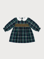 Vestido Bebe Punto Smock Cuadros Mod. Leticia - Imagen 2