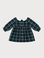 Vestido Bebe Punto Smock Cuadros Mod. Leticia - Imagen 4
