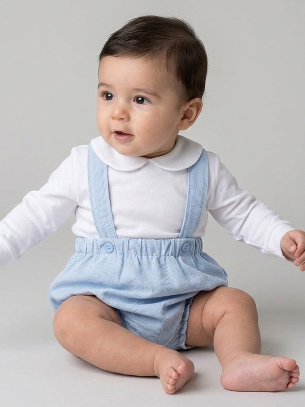 023FD-907 Conjunto Bebe Tirolés y Blusa Mod: Evelin - Imagen 1