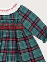 Vestido Bebe Cuadros con Punto Smock Mod: Luz - Imagen 6