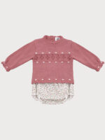 Conjunto Bebe Jersey Punto y Braguita Mod. Diana - Imagen 2