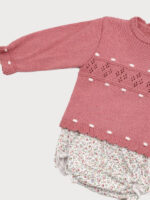 Conjunto Bebe Jersey Punto y Braguita Mod. Diana - Imagen 4