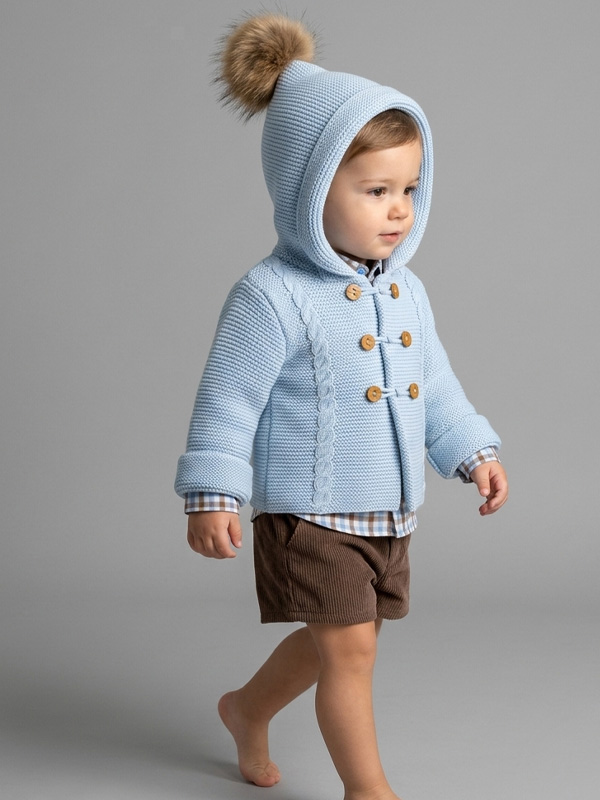 023VE-320 Chaquetón Bebe Punto Mod. Tony - Imagen 1