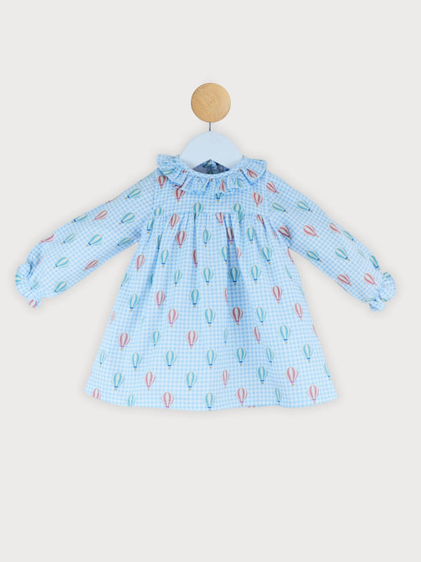 023VE-373 Vestido Mod Globos - Imagen 1