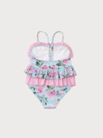 Bañador Bebe Estampado Hortensia con Volantes - Imagen 4