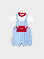 Conjunto Camiseta  y Peto a Rayas Mod. Tenacitas - Imagen 2