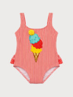 Bañador Bebe Rayas Mod. Helado - Imagen 3