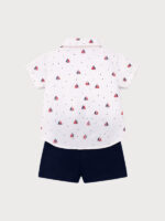Conjunto Niño Camisa Estampado Velero con Pantalón Corto - Imagen 3