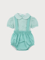 Conjunto Bebe Camisa Vichy con Braguita Mod. Angela - Imagen 2