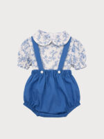 Conjunto Bebe Blusa Estampado Toile y Braguita con Tirolés - Imagen 2