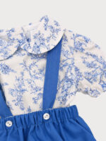 Conjunto Bebe Blusa Estampado Toile y Braguita con Tirolés - Imagen 4