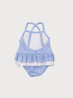 Bañador Bebe Estampado Cretona con Volante y Lazo. - Imagen 4