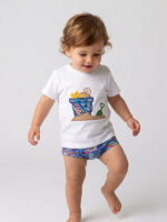 Boxer Bebe Licra Estampado Cachemir Mod. Ibiza
