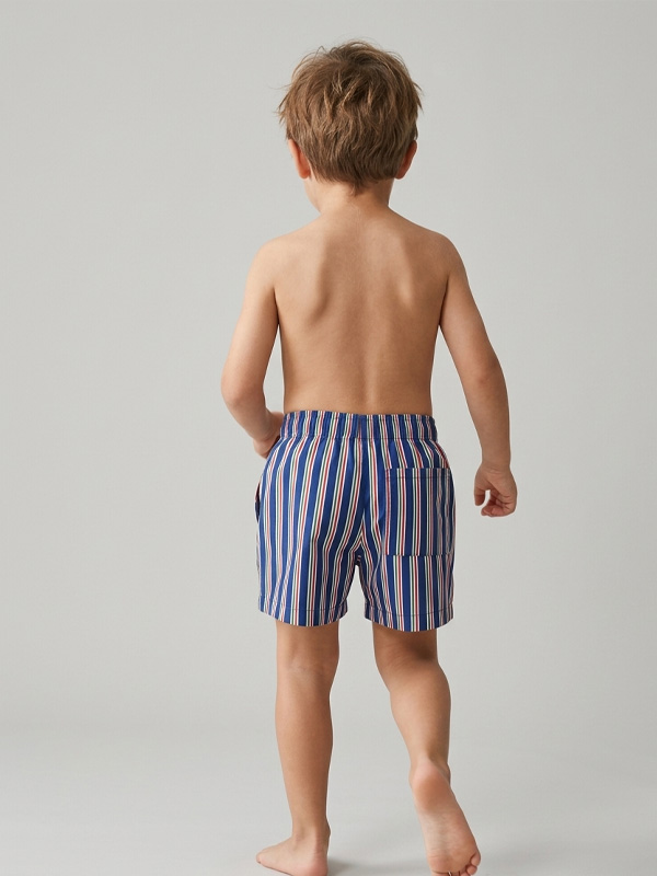 24AP-836 Boxer Bebe Tela Estampado Rayas Mod. Ibiza - Imagen 1
