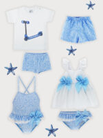 Bañador Bebe Estampado Cretona con Volante y Lazo. - Imagen 2