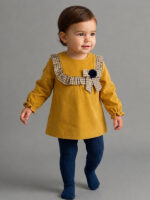 Vestido Bebe Pana con Lazo a Cuadros Mod. Adriana