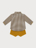 Conjunto Niño Camisa a Cuadritos y Pantalón Mod. Adriana - Imagen 3