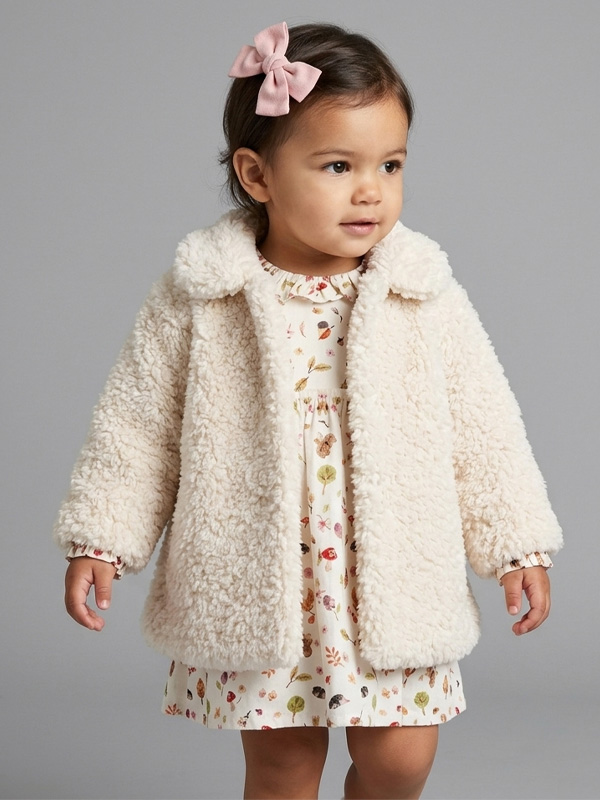 024AB-34 Chaquetón Bebe Pelito Mod. Lulu - Imagen 1