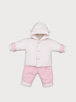 Conjunto Bebe Chaquetón, Peto y Jersey Mod. Estrellitas - Imagen 4