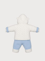 Conjunto Bebe Chaquetón, Peto y Jersey Mod. Estrellitas - Imagen 7