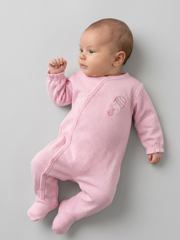 024HA-751 Pelele-Pijama Bebe Tundosado Mod. Sonajero - Imagen 1