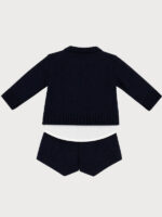 Conjunto Bebe Jersey Punto, Camisa C/Mao y Pantalón Corto Mod. Bandera - Imagen 4