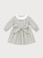 Conjunto Niña Bolero y Vestido con Punto Smock Mod. Sofía - Imagen 4