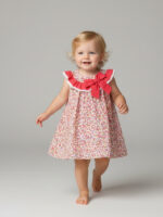 Vestido Bebe Estampado Liberty Mod. Leila